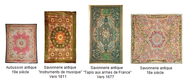 Tapis Savonnerie et Aubusson